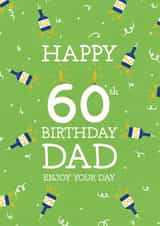 Fun Birthday Card - 60th - Dad created by Kamiya Chirodian