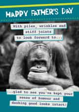 Funny Father's Day Card - Least you have your good looks created by Quitting Hollywood