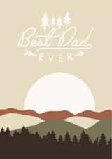 Best Dad Ever Father's Day Card created by Izzi Paints