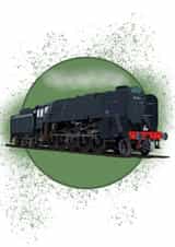 Steam train card created by JKCreations