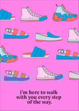 Fearne Cotton's Happy Place Card - Walk Every Step of the Way created by Happy Place