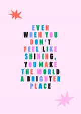 Fearne Cotton's Happy Place Card - Make The World a Brighter Place created by Happy Place