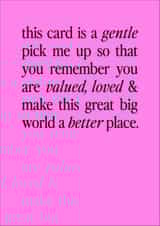 Fearne Cotton's Happy Place Card - Make the World a Better Place created by Happy Place