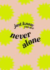 Fearne Cotton's Happy Place Card - Never Alone created by Happy Place