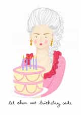 Cute Marie Antoinette Birthday Card created by Corrin Strain