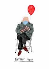 Bernie Sanders Funny Birthday Card created by Corrin Strain