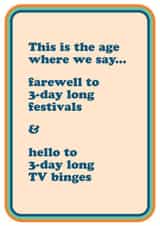 'The Age Where We Say...' Birthday Card created by Cath Tate Cards