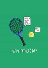 Cute Father's Day Card - Tennis Puns created by Pen and Puns