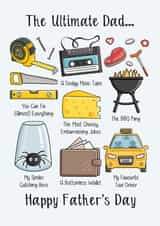 Father's Day Card - The Ultimate Dad created by Creaternet