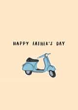 Vespa Father’s Day Card created by Isabella