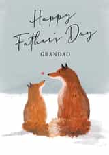 Cute Father's Day Card - Grandad - Fox created by Making Meadows Ltd