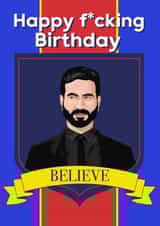 Roy Kent Ted Lasso Birthday card created by Ped Designs 