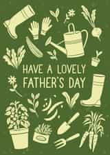 Classic Father’s Day Card - Gardening created by Ellie Newbury