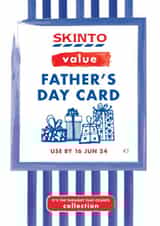 Funny Father's Day Card - Tesco Value Card created by Mrs Best Paper Co.
