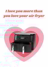 A card for that Air fryer mad person created by Ruby and Ophelia