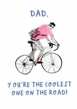 Cute Father's Day Card - Coolest One on the Road created by Danielle Rhoda