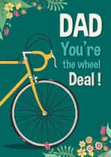 Cute Father’s Day card - Wheel Deal created by Kasia Cards