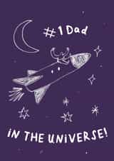No 1 Dad in the Universe! created by Danielle Rhoda