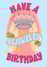 Cute birthday card - Bejeweled birthday - Taylor swift fan card created by eamberart
