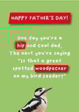 Hip and Cool Dad - Bird Lovers - Old - Funny - Cheeky - One day you're Hip created by Hartfelt Designs
