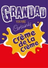 Funny Grandad Father's Day Card - Cadburys Chocolate Creme Egg created by  la la la     Designs