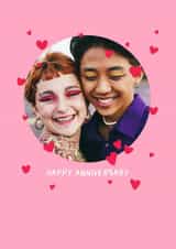 Personalised Anniversary Photo Card created by thortful - love cute Anniversary Personalised Photo Card 22153