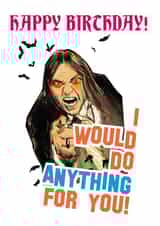 Funny Meat loaf themed Birthday Card created by The Birthday Songs