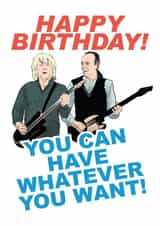 The perfect card for that old rocker in your life! created by The Birthday Songs