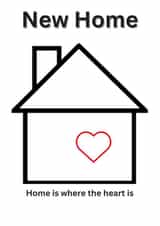 Cute New home card for your friends & family created by Laura Thompson