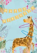 Cute and Fun tropical birthday card created by Abigail H Illustrates