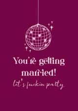 You’re getting married! Marriage. Wedding. Party created by DaisyDoodles