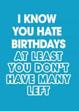 funny birthday card - for family or friend -  old age created by Pink + Pip