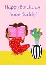 Birthday Card for Book Loving Friend created by The Adorned Page