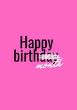 Cute birthday card for the over-celebrators created by Sarah Levy