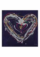Beautiful Heart Painting Card for Someone Special - Fairy Dust created by Cate Mackenzie