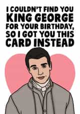 King George Birthday Card - Queen Charlotte A Bridgerton Story Tv Series Card created by Studio Doodles