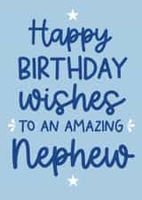 Birthday Card - Amazing Nephew created by Word Up Creative