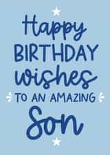 Birthday Card - Amazing Son created by Word Up Creative