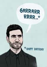 Funny Birthday Card - Ted Lasso - Roy Kent created by Pencilface