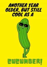COOL As A CUCUMBER Birthday Card created by Char's Designs