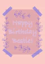 Cute bestie Happy Birthday wish - For family or friends created by Jade Tango