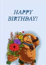 Birthday card with Yunobo from Zelda
for Significant Other / Friend. created by artbyyasminb