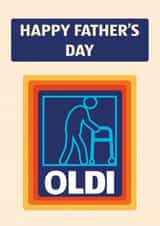 Cheeky Father's Day Card - Oldi created by Heeby Jeeby's