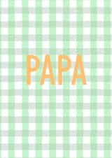 Papa Check Card For Father's Day created by Illustratoni