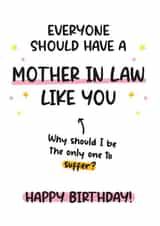 Mother In Law Birthday Card - A Mother In Law Like You created by Twisted Haggis