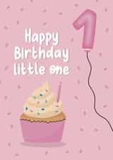 Cute Birthday Card - Little One - 1st created by The_positiveway8