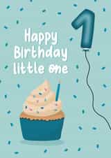 Cute 1st Birthday Card - Little One created by The Positiveway8
