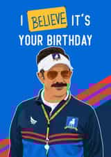 Ted Lasso Birthday card created by Liam Harris