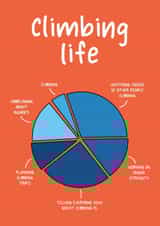 Funny Birthday card - Climbing/Bouldering Life created by Spekle Studio