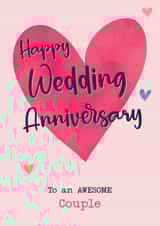 Cute Anniversary Card For Couple created by Nidd And Rigg!